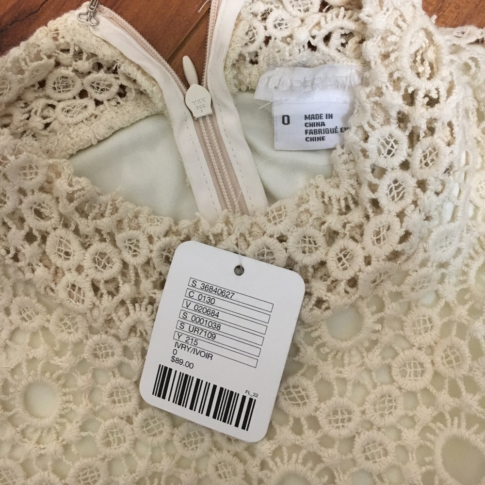 Urban Outfitters Cream Lace Mini Dress - Picture 5 of 5